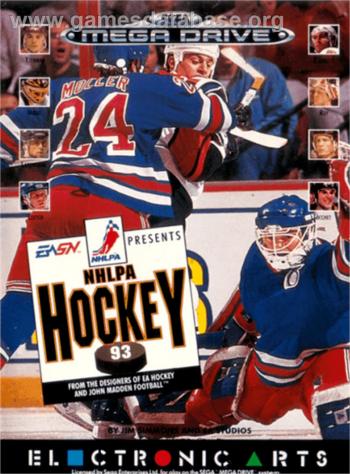 Cover NHLPA Hockey '93 for Genesis - Mega Drive